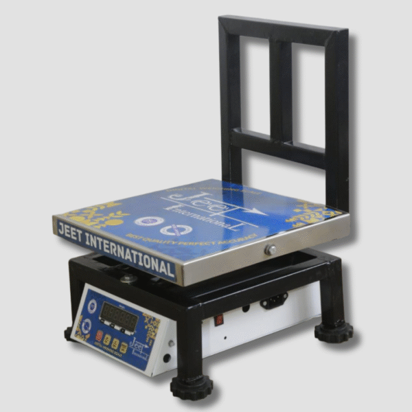 JEET INTERNATIONAL 100KG WEIGHT SCALE WITH 12*12INCH PLATFORM DUAL SIDE DISPLAY